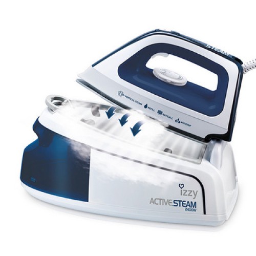 ΑΤΜΟΣΥΣΤΗΜΑ IZZY D188 (224105) ACTIVE STEAM BLU 3.5BAR 2400W 120gr/min 1.2LT